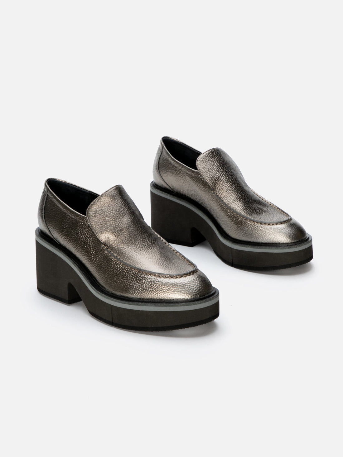 LOAFERS - ADELE, metallic gobi - 3606064038965 - Clergerie Paris - Europe