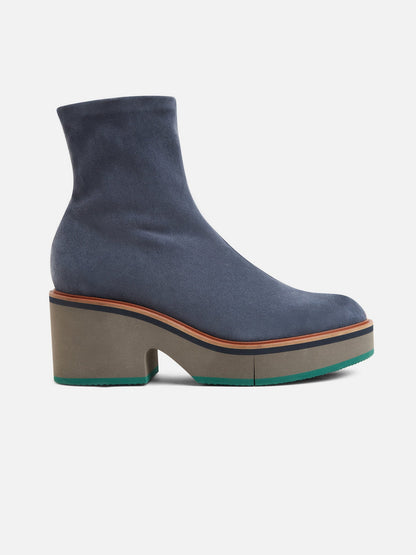 ANKLE BOOTS - ALBANE, suede stretch mineral - 3606064041002 - Clergerie Paris - Europe