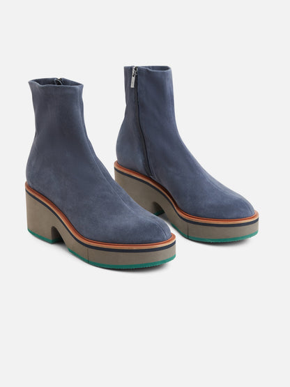 ANKLE BOOTS - ALBANE, suede stretch mineral - 3606064041002 - Clergerie Paris - Europe