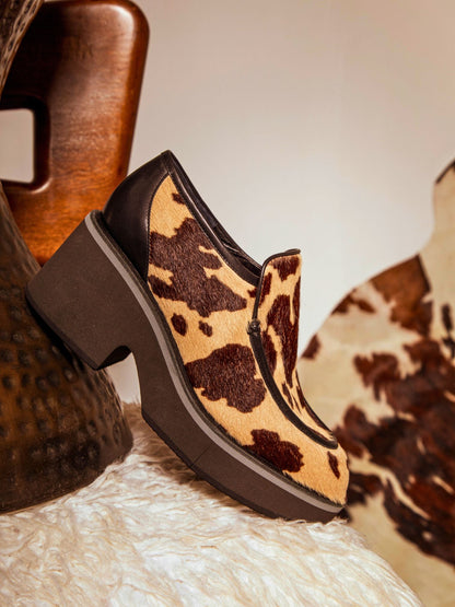 DERBIES - ARINAV, print brown - 3606064114706 - Clergerie Paris - Europe