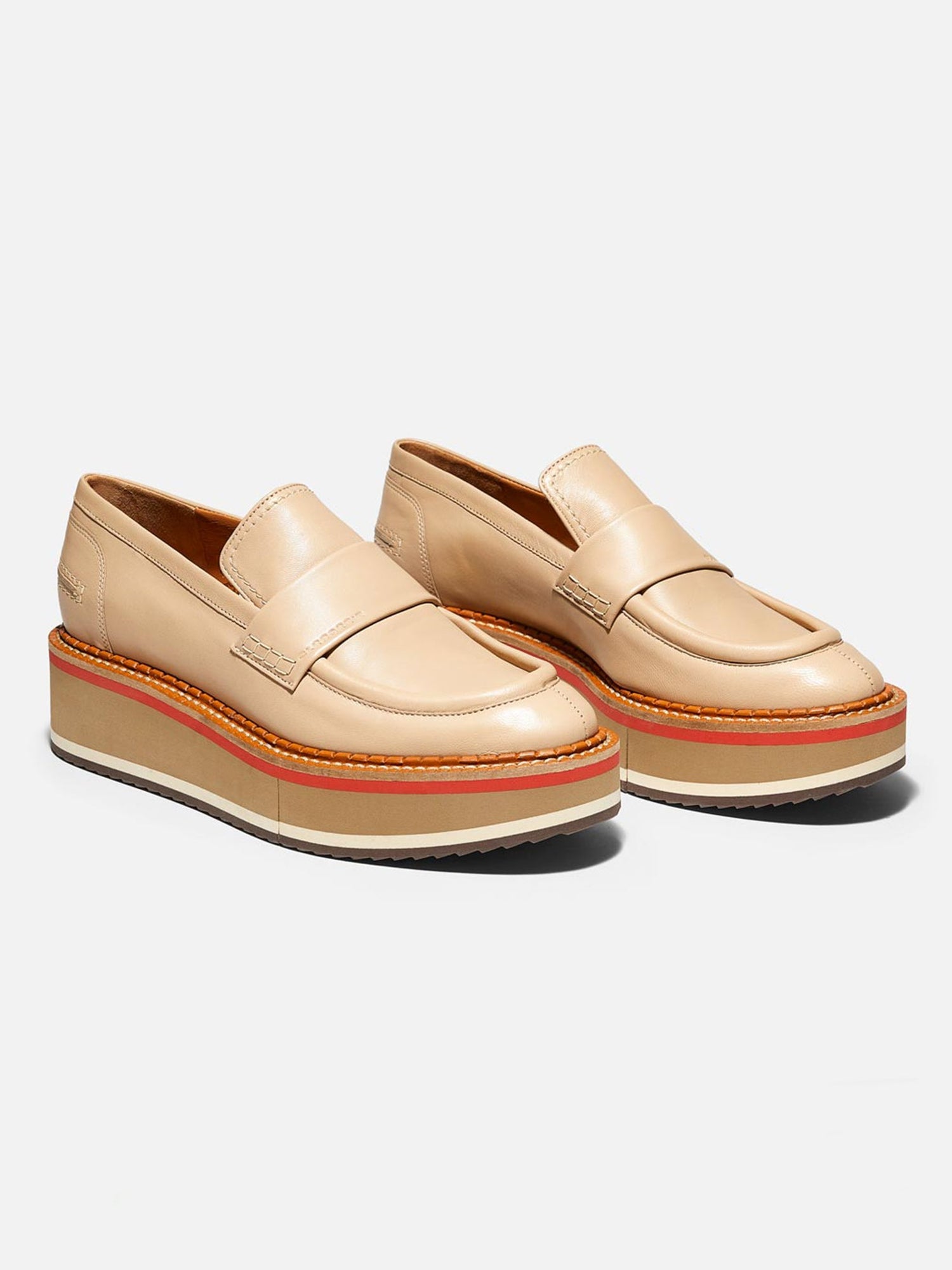 LOAFERS - BAHATI, nougat - 3606063782234 - Clergerie Paris - Europe