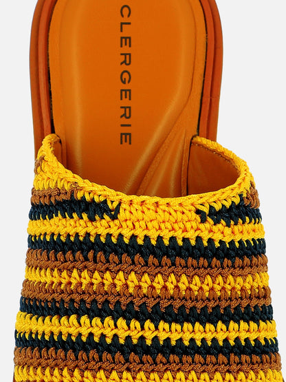 MULES - CARACO mules, crochet mango - 3606063969772 - Clergerie Paris - Europe