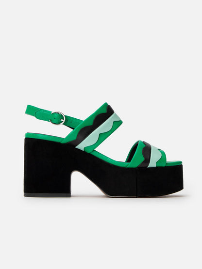 SANDALS - CLOUD, green - 3606064138306 - Clergerie Paris - Europe