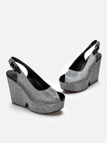 WEDGES - DYLAN, fabric stone - 3606064050769 - Clergerie Paris - Europe