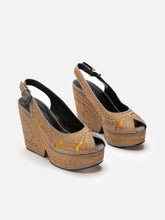 WEDGES - DYLYA, suede stone - 3606064112313 - Clergerie Paris - Europe