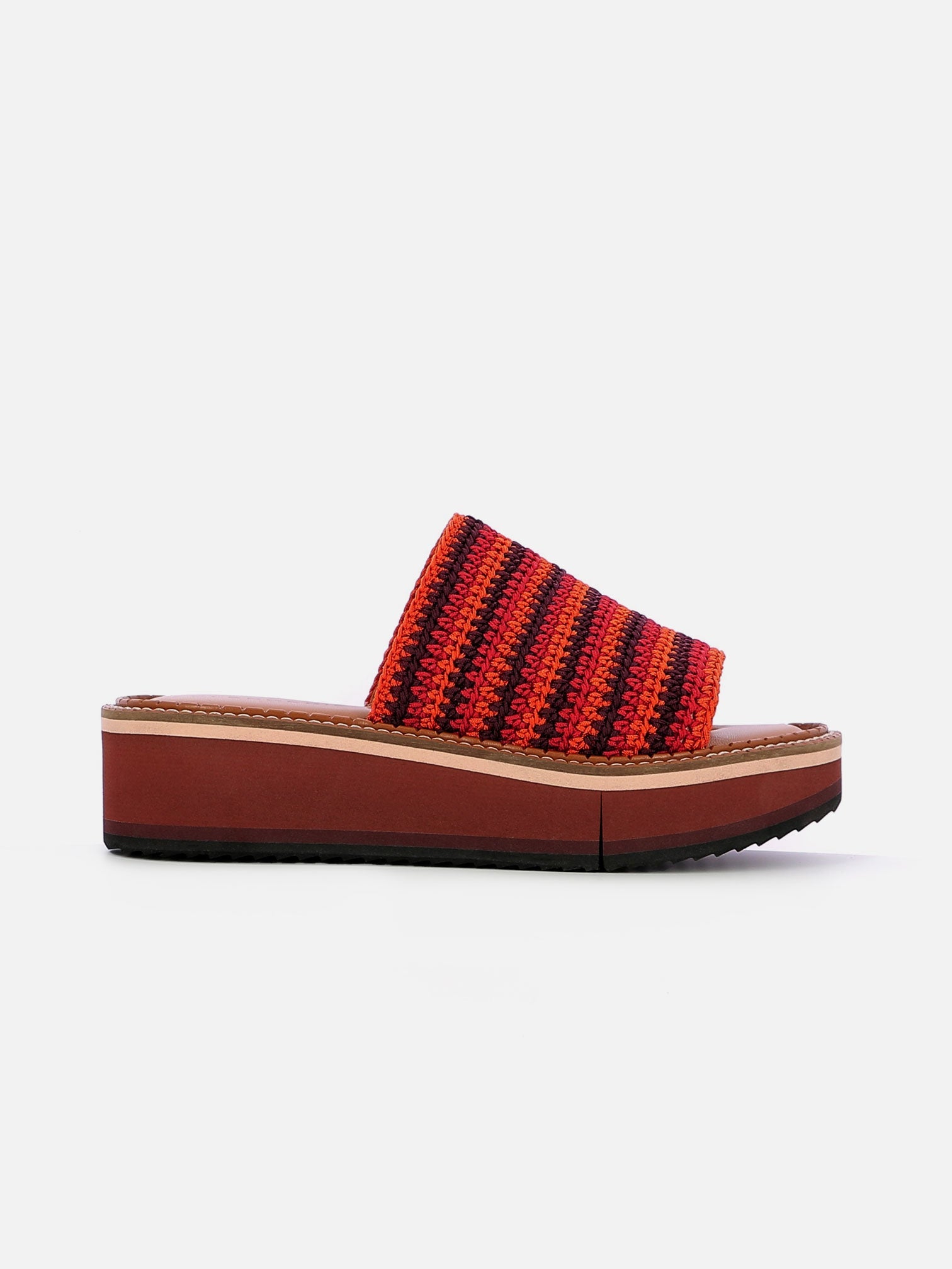 MULES - FLOE mules, crochet red - 3606063966207 - Clergerie Paris - Europe