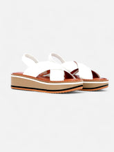 SANDALS - FREEDOM sandals, lambskin white - 3606064008753 - Clergerie Paris - Europe