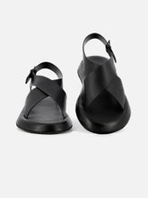 SANDALS - LAIKA sandals, calfskin black - 3606063630481 - Clergerie Paris - Europe