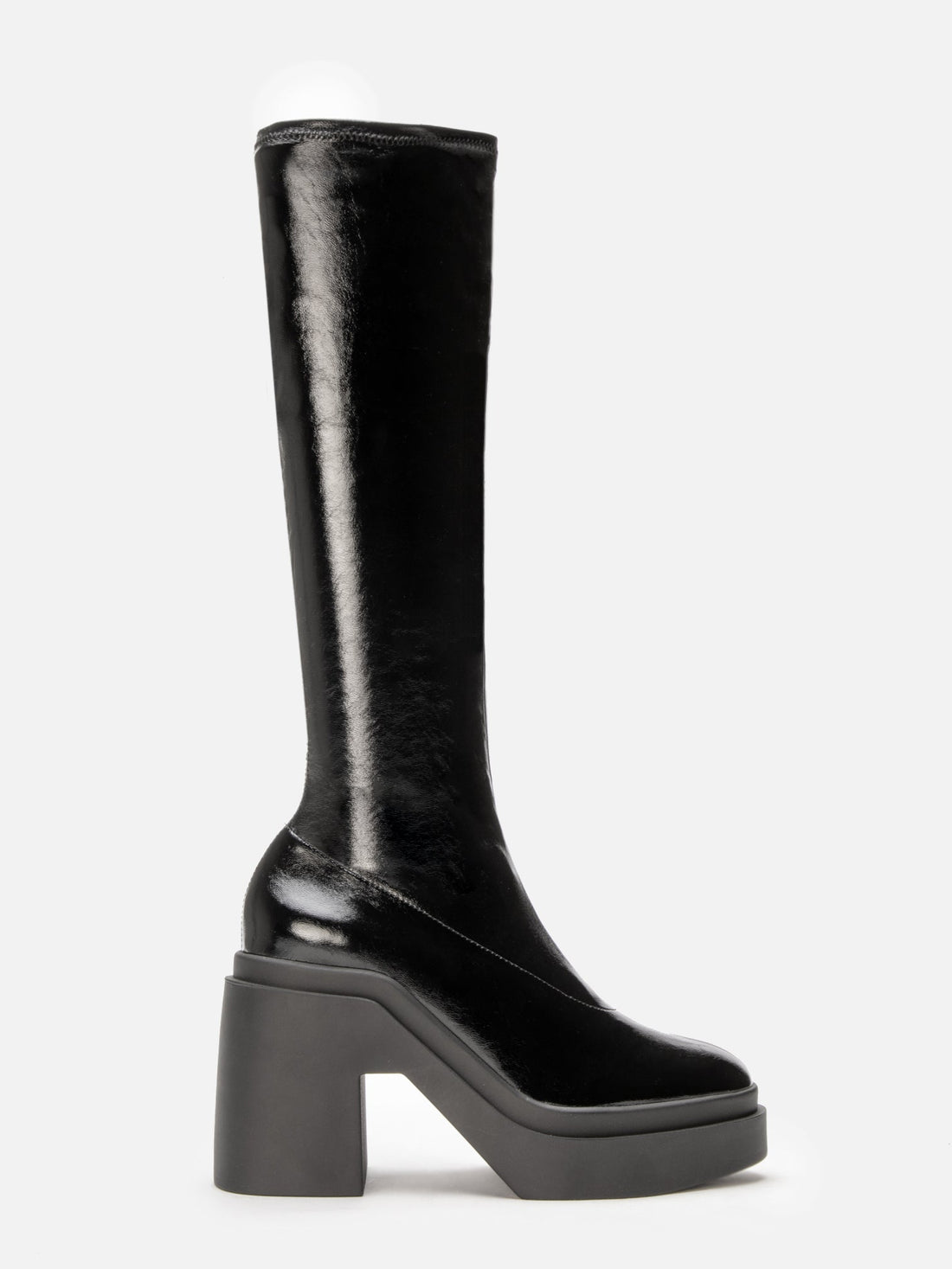 HIGH BOOTS - NALINI, naplak stretch black - 3606064058864 - Clergerie Paris - Europe