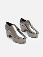 DERBIES - NELA, gloss metallic gobi - 3606064063820 - Clergerie Paris - Europe