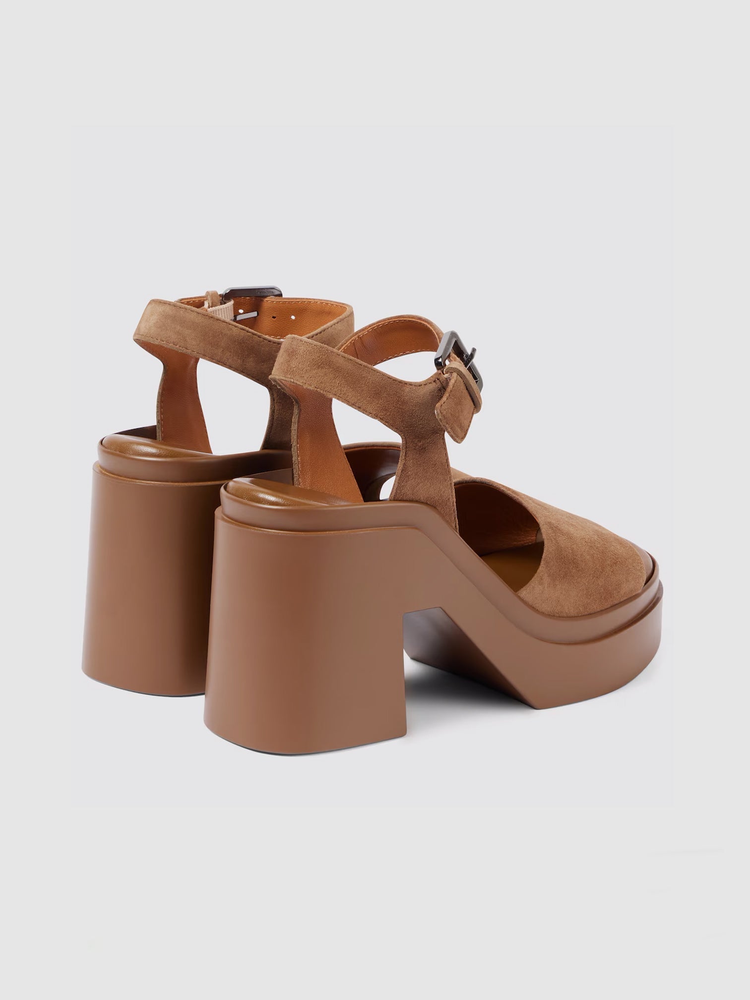 SANDALS - NELIO, suede gobi - 3606064118704 - Clergerie Paris - Europe