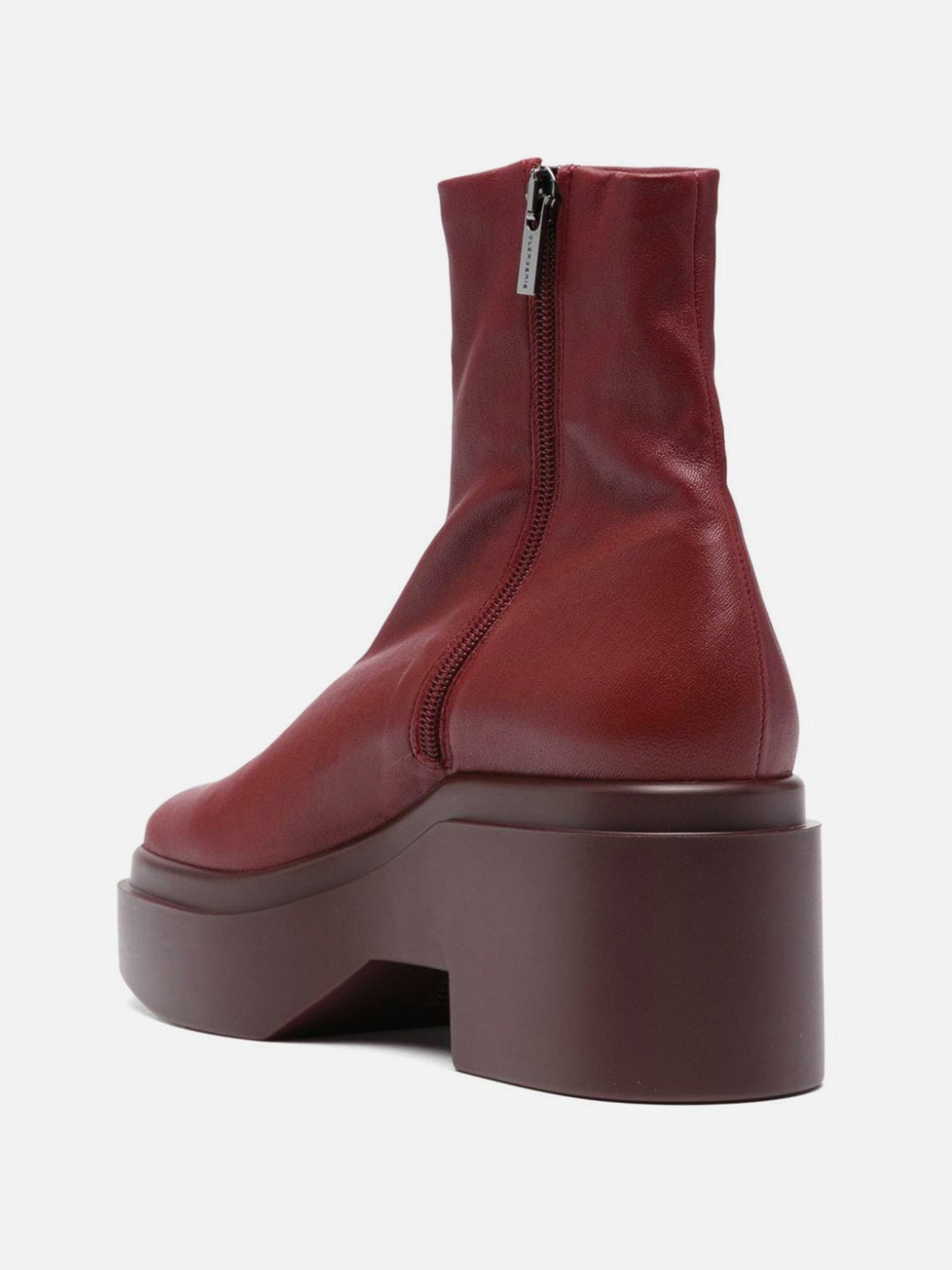 ANKLE BOOTS - NELLE, stretch garnet - 3606064062977 - Clergerie Paris - Europe