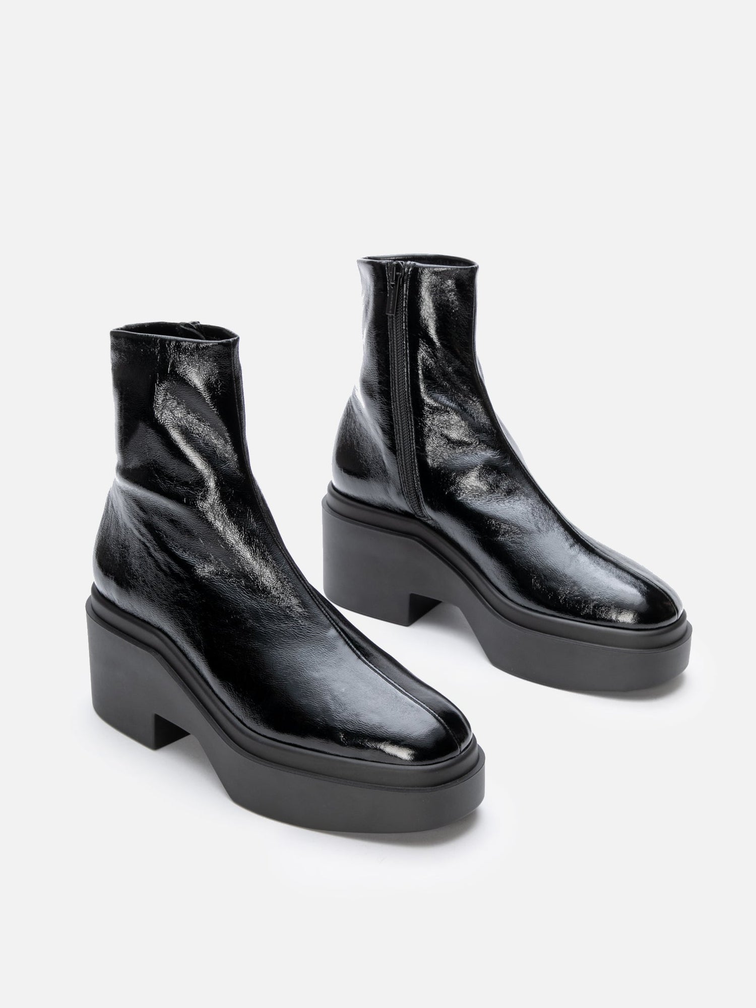 ANKLE BOOTS - NELLE, stretch naplak black - 3606064062632 - Clergerie Paris - Europe