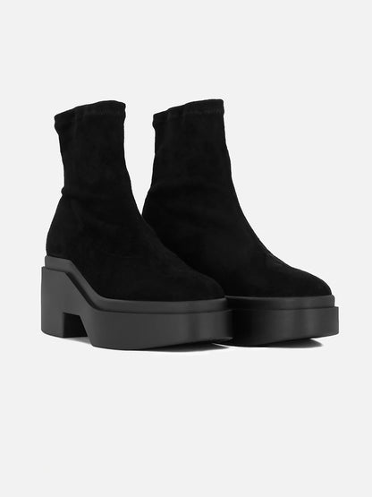 ANKLE BOOTS - NELLE, suede black - 3606063811422 - Clergerie Paris - Europe