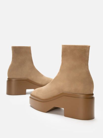 ANKLE BOOTS - NELLE, suede stretch gobi - 3606064063141 - Clergerie Paris - Europe