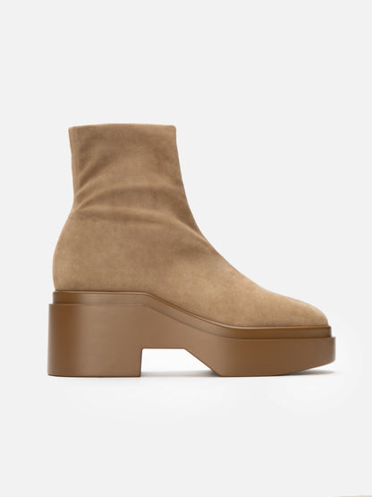 ANKLE BOOTS - NELLE, suede stretch gobi - 3606064063141 - Clergerie Paris - Europe