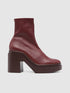 ANKLE BOOTS - NINA, stretch garnet - 3606064057966 - Clergerie Paris - Europe