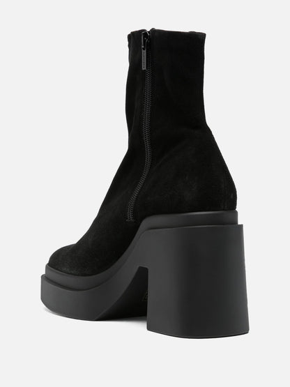 ANKLE BOOTS - NINA, suede stretch black - 3606064093186 - Clergerie Paris - Europe