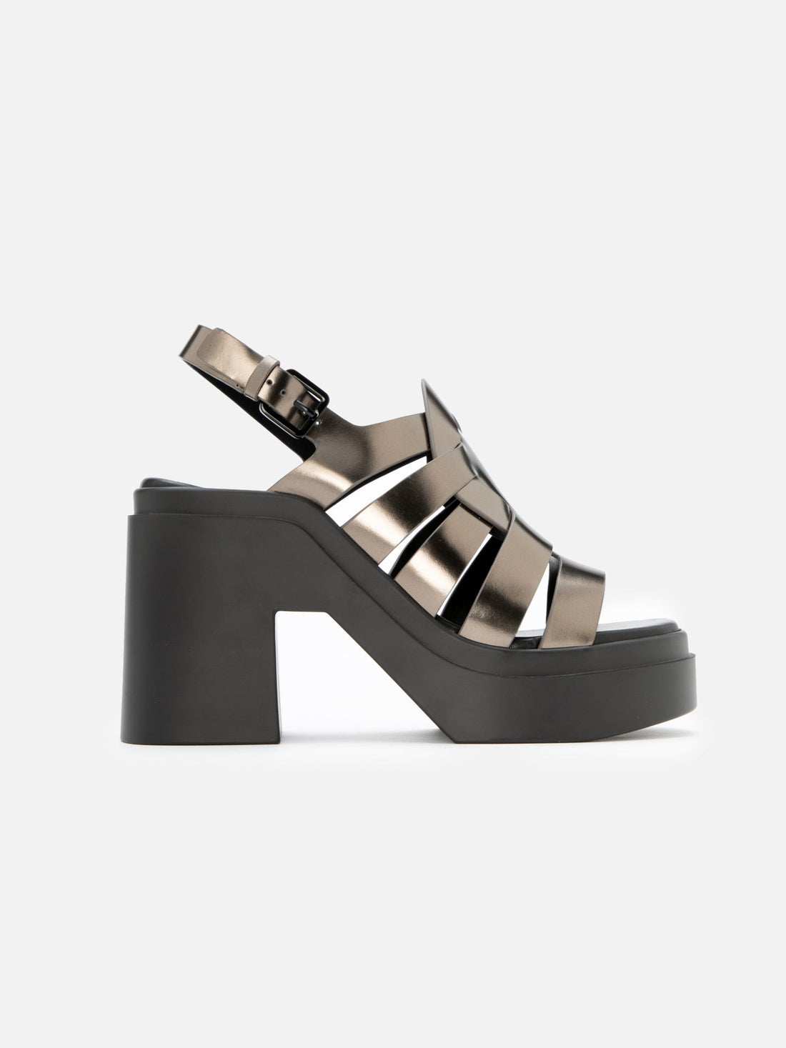 SANDALS - NINDY, gloss metallic gobi - 3606064061567 - Clergerie Paris - Europe