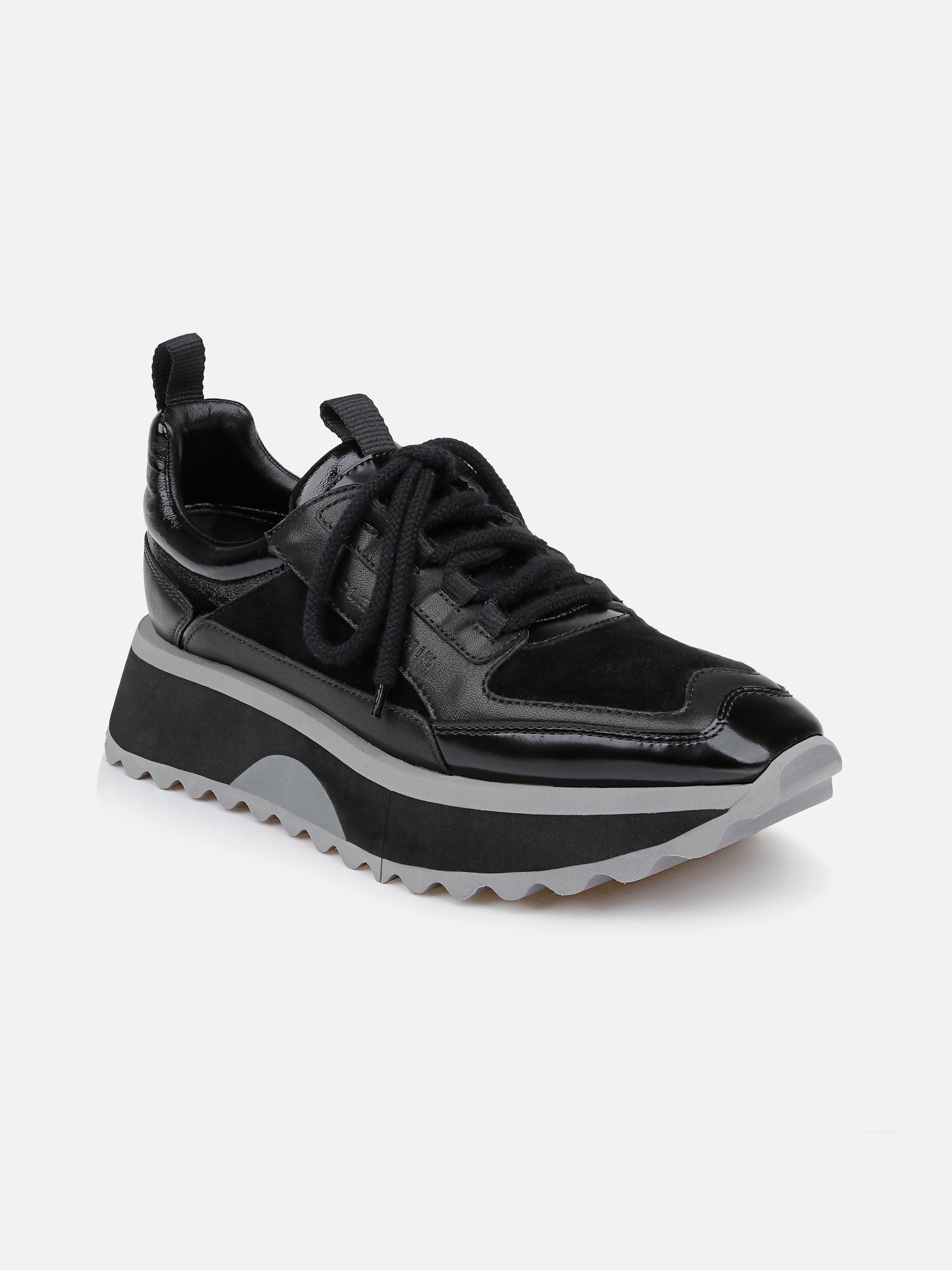 SNEAKERS - OPUS, gloss black - 3606064094954 - Clergerie Paris - Europe