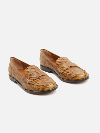 LOAFERS - RENA, snake - effect gobi - 3606064069815 - Clergerie Paris - Europe