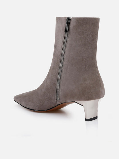 ANKLE BOOTS - SENNA, suede stone - 3606064116199 - Clergerie Paris - Europe