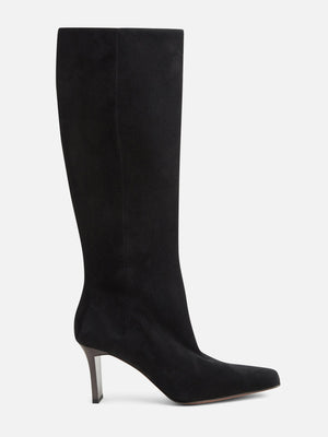 HIGH BOOTS - STEPHY, suede black - 3606064073119 - Clergerie Paris - Europe