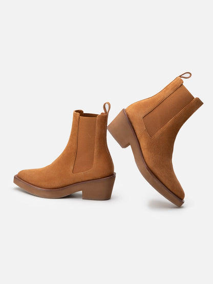 ANKLE BOOTS - TEGAN, suede bush - 3606064071467 - Clergerie Paris - Europe