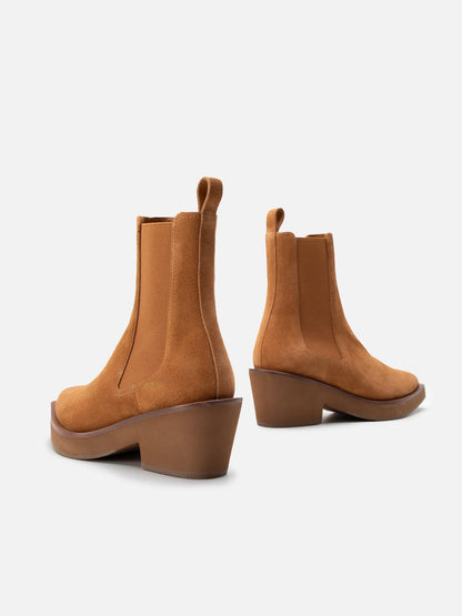 ANKLE BOOTS - TEGAN, suede bush - 3606064071467 - Clergerie Paris - Europe