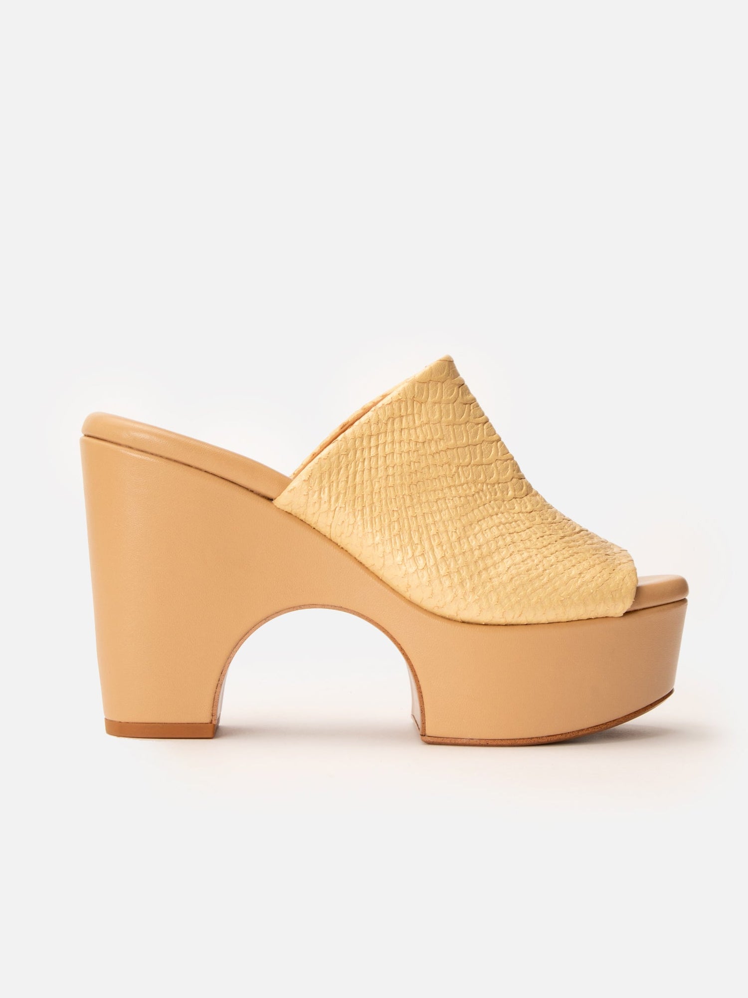 MULES - VERA, snake - effect nude - 3606064166491 - Clergerie Paris - Europe