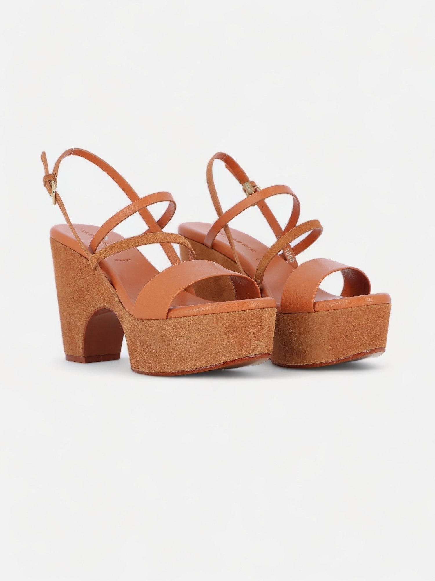 SANDALS - VOGUE sandals, lambskin brown - 3606063985475 - Clergerie Paris - Europe