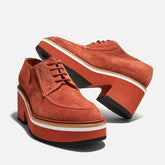 DERBIES - ANJA DERBIES, BRICK CALFSKIN - 3606063253727 - Clergerie Paris - Europe