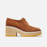 DERBIES - ANJA DERBIES, RUST CALFSKIN - 3606063253550 - Clergerie Paris - Europe