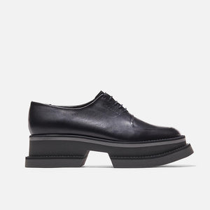 DERBIES - BANO DERBIES, BLACK LAMBSKIN - 3606063185998 - Clergerie Paris - Europe