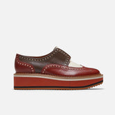 DERBIES - BECKA DERBIES, BRICK CALFSKIN - 3606063164412 - Clergerie Paris - Europe