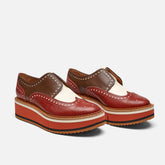 DERBIES - BECKA DERBIES, BRICK CALFSKIN - 3606063164412 - Clergerie Paris - Europe