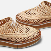 DERBIES - BIBA DERBIES, NATURAL CELLULOSE RAFFIA - 3606062890862 - Clergerie Paris - Europe