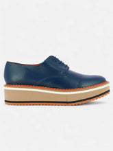 DERBIES - BROOK derbies, lambskin blue - 3606063887076 - Clergerie Paris - Europe