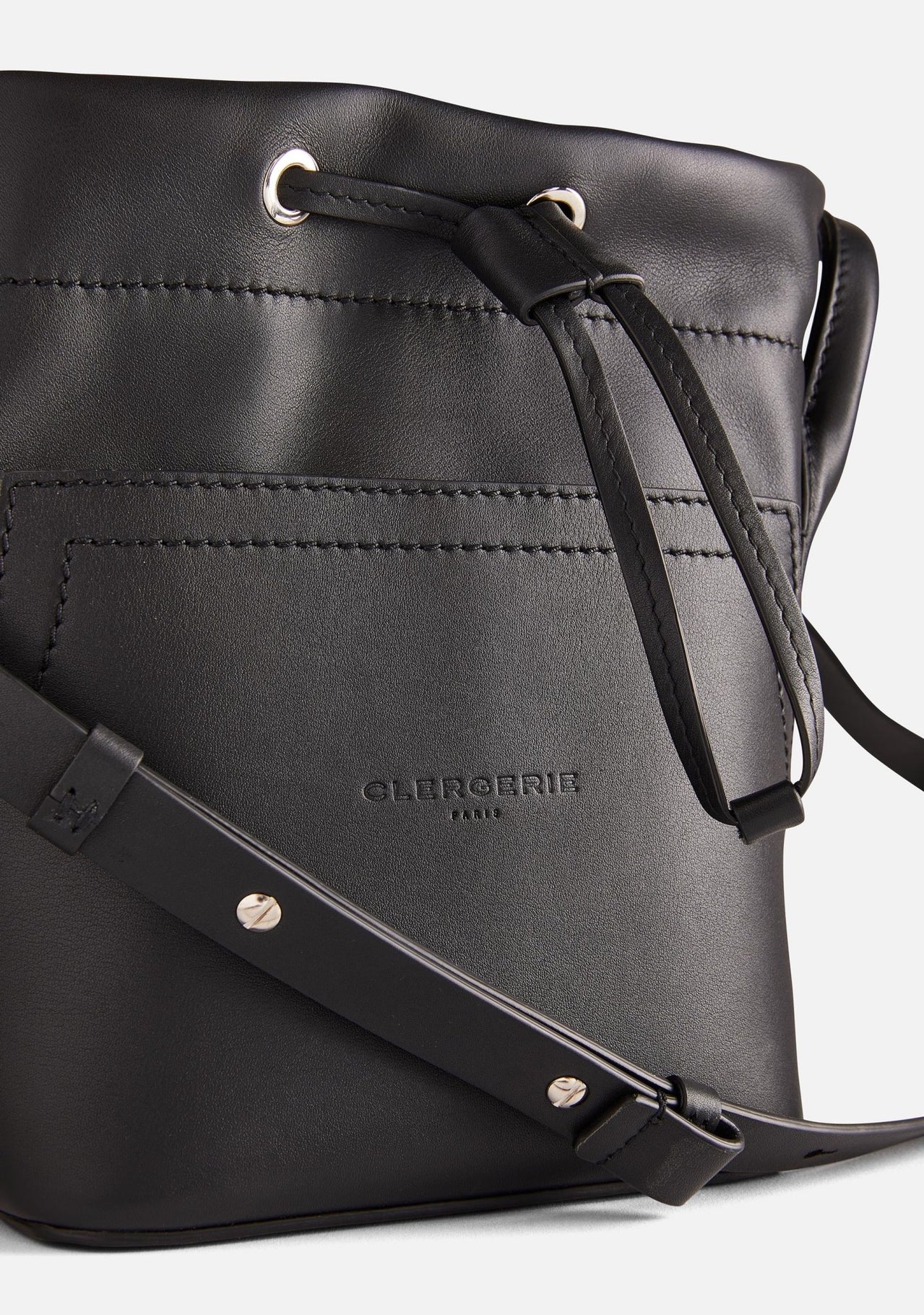 CL Crossbody Leather Bag With Adjustable Strap Black Crossbody Bag Purse