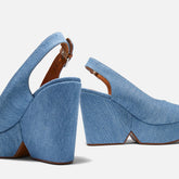 PUMPS - Dylan Pumps, Pacific Blue Jean - 3606063612890 - Clergerie Paris - Europe