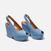 PUMPS - Dylan Pumps, Pacific Blue Jean - 3606063612890 - Clergerie Paris - Europe