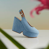 PUMPS - Dylan Pumps, Pacific Blue Jean - 3606063612890 - Clergerie Paris - Europe