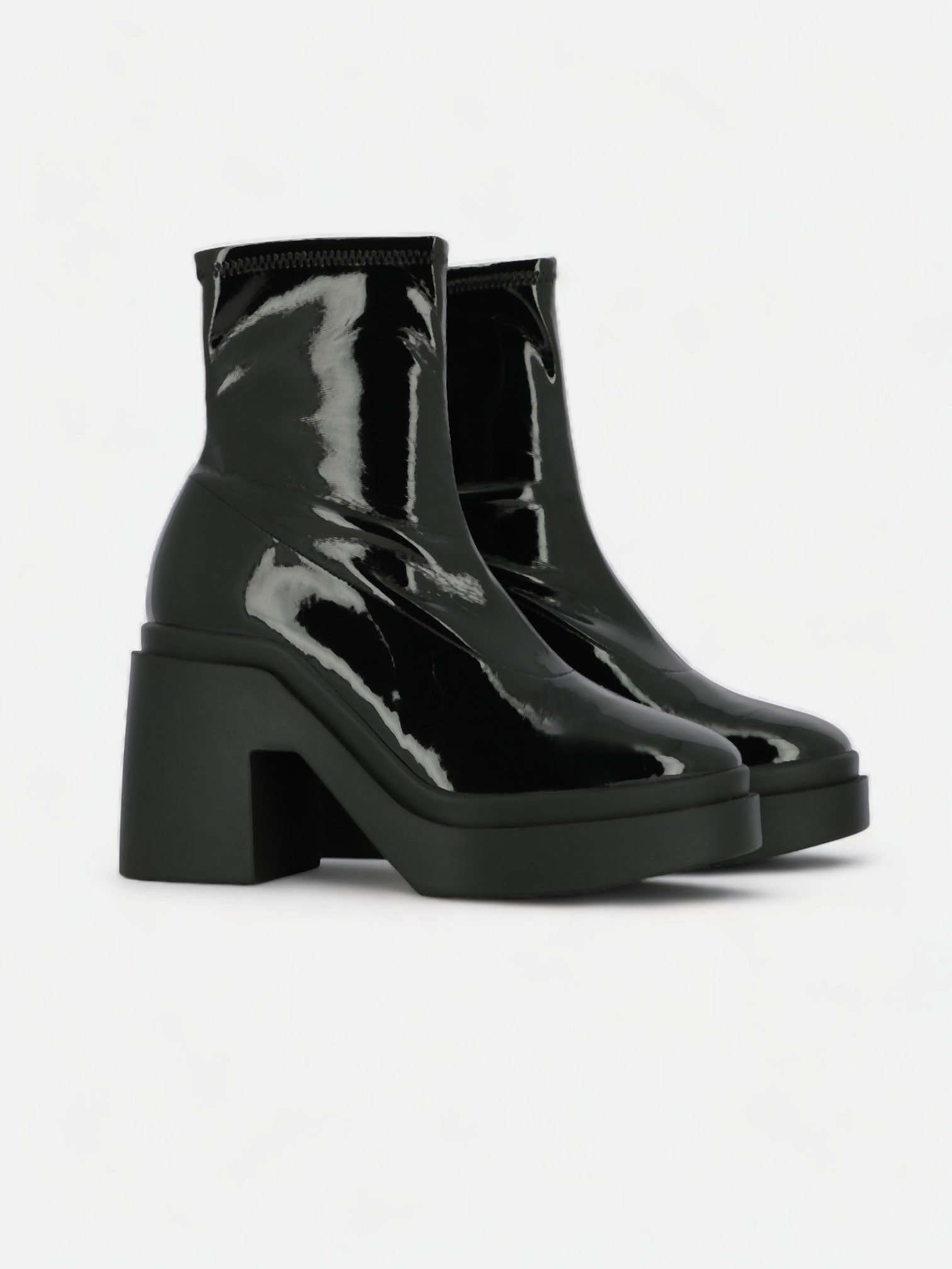 Zara hotsell vinyl boots