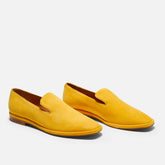 LOAFERS - OLYMPIA LOAFERS, AMBER YELLOW GOATSKIN - 3606063159616 - Clergerie Paris - Europe