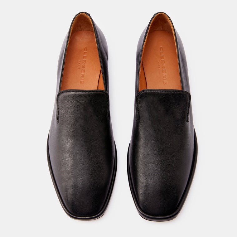 Lambskin fashion loafers