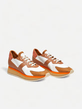 SNEAKERS - ORVIL snearkers, brown & white - 3606064005653 - Clergerie Paris - Europe